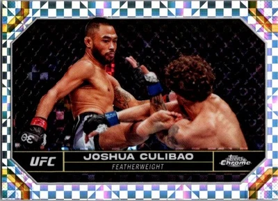 2024 Topps Chrome UFC #101 Joshua Culibao X-Fractor - Image 1 of 2