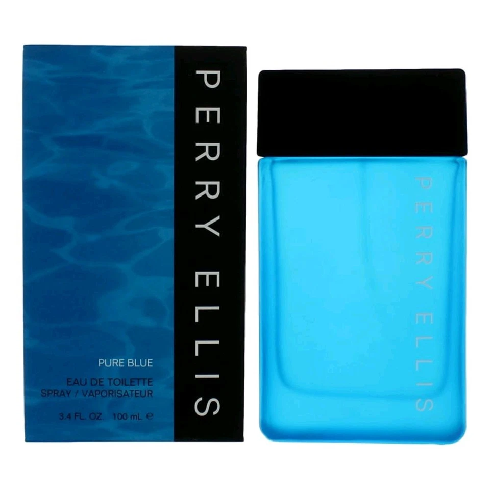 Pure Blue by Perry Ellis, 3,4 oz Eau De Toilette spray masculino - Imagem 1 de 1