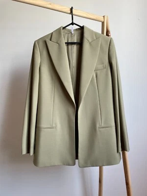 Blazer Helmut Lang Peak solapa para mujer mezcla de lana talla US 0 Foto 1 de 4