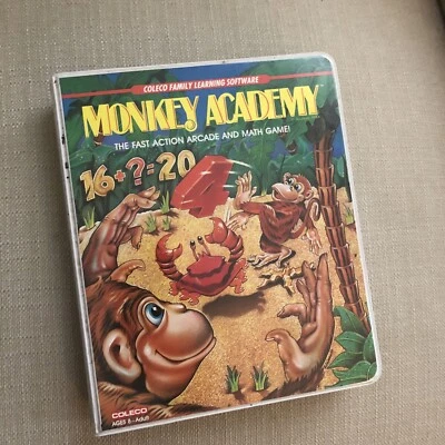 Monkey Academy ColecoVision CIB Adam Computer System W/ Box - Image 1 of 4