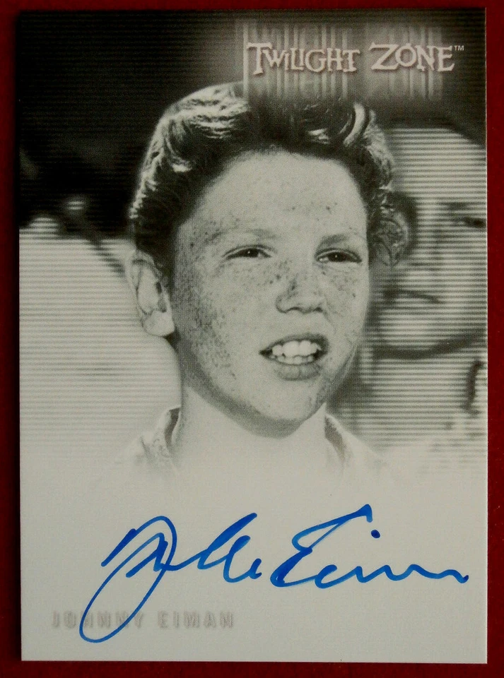 TWILIGHT ZONE - JOHNNY EIMAN - Hand-Signed Autograph Card - LIMITED EDITION - Image 1 of 2