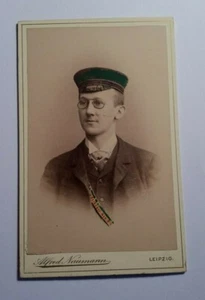 Verbindung Salia ? Leipzig - Karl Herrfurth - Göttingen SS 1891 / CDV Hansea ? - Bild 1 von 2