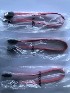 3x SATA-SATA-Datenkabel (rot) 320mm für Hikvision NVR/DVR Festplatte 101500632 - Bild 1 von 1