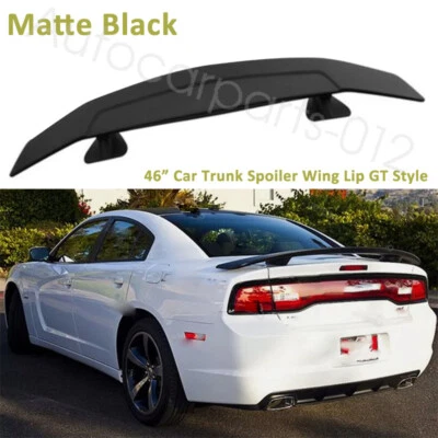 46"For Dodge Charger Challenger Rear Car Truck Lip Spoiler Sport Wing w/Adhesive Foto 1 de 4