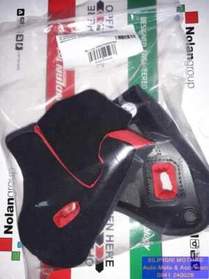 GUANCIALI Clima Comfort per NOLAN NCOM N104/EVO TAGLIA S-M-L 50mm Black STD M