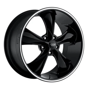20x8.5 +7 Foose 1PC F104 Legend 5x4.75 Gloss Black Milled Wheels (Set of 4) - Picture 1 of 1