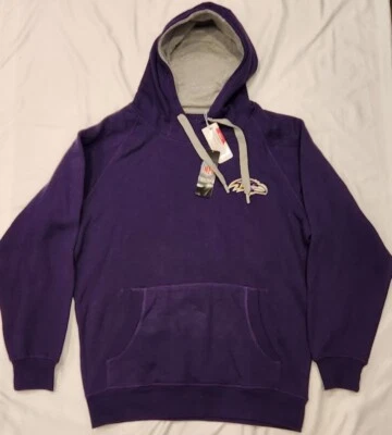 Moletom com capuz de lã Antigua Baltimore Ravens roxo Victory masculino grande - Imagem 1 de 4