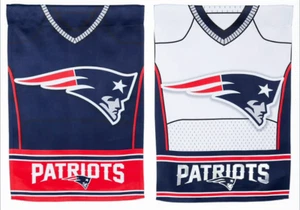 NFL Large New England Patriots Double-Sided House Flag, Patriots Flag - Picture 1 of 6