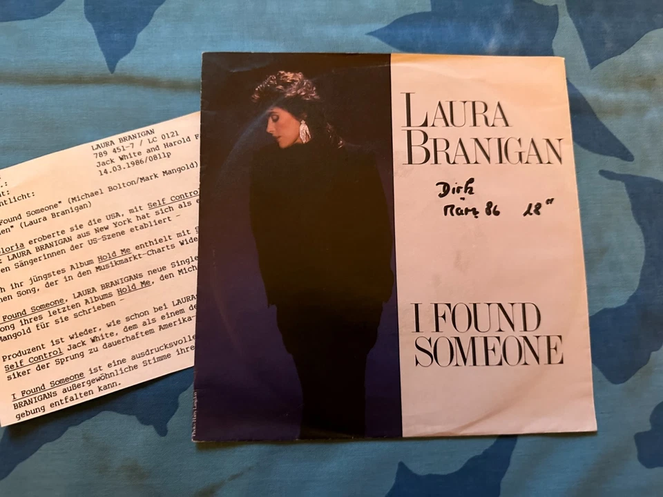 Laura Branigan - PROMO - I found someone - Bild 1 von 1
