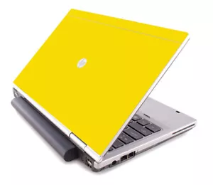 YELLOW Vinyl Lid Skin Cover Decal fits HP Elitebook 8460P 8470P Laptop - Picture 1 of 1