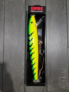 RAPALA Original Giant Lure The Original Finnish Firetiger Minnow 28” - Picture 1 of 2