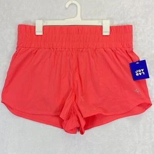 Joy Lab Peach hoch geschnittene sportliche Nylon leichte Trainingsshorts Größe XL - neu mit Etikett - Bild 1 von 10