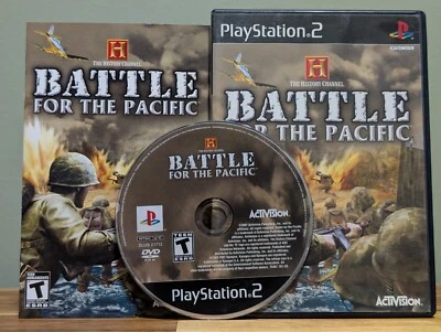 History Channel: Battle for the Pacific (Sony PlayStation 2, 2007) PS2 Complete - Image 1 of 4