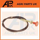 1160mm Engine Pull to Stop Fuel Choke Cable Wire Universal Tractor Plant Digger