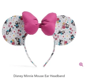 NWT Vera Bradley Disney Minnie Mouse Figaro Ear Headband in Cotton - Picture 1 of 3