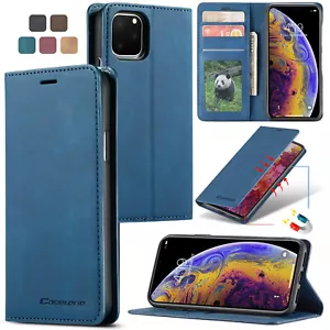 For Samsung Galaxy A15 A35 A55 Wallet Magnetic Case Leather Flip Phone Cover - Picture 1 of 15