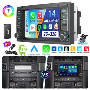 Carplay Android14 Autoradio Für VW T5 Multivan Transporter Touareg 7L 2+32G DAB - Bild 1 von 16