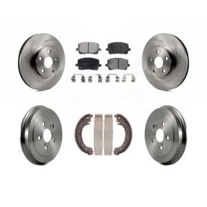 Front and Rear Rotors & Ceramic Brake Pads Kit for 2003-2008 Toyota Corolla - Picture 1 of 2