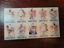 Leaf 2020 Pete Rose Charlie Hustle Edition 10 Card Complete Set Baseball Cards