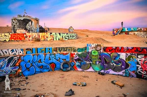 Slab City Graffiti - Fine Art Photography Prints - Desert Grunge Wall Art - Picture 1 of 12