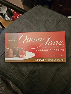  Queen Anne CORDIAL CHERRIES 3,3 oz chocolate con leche 5 unidades Foto 1 de 2