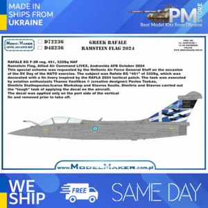 Modellbauer D48236 1/48 Griechische Rafale Ramstein Flagge 2024 - Bild 1 von 5