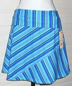 Tehama Blue-Multi Striped Golf Tennis Skirt Size S NWT - Picture 1 of 2