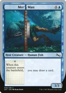 Magic the Gathering (mtg): UST: Mer Man  (x 4) - Picture 1 of 1