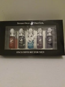 New Beverly Hills Polo Club 5 Piece Eau De Toilette Gift Set - Picture 1 of 8