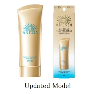 Anessa Perfect UV Skin Care Gel 90g Transparency Sunscreen SPF50+ PA++++ - Image 1 of 4