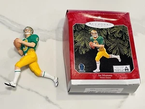 1998 Hallmark Keepsake Joe Montana Christmas Ornament Notre Dame Football - Picture 1 of 8