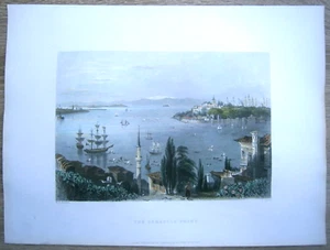 1838 Bartlett Druck ISTANBUL: SERAIL POINT (SARAYBURNU), #49 - Bild 1 von 1