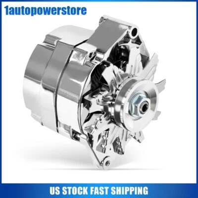 Aluminum Alternator For 1970-1986 Chevrolet Impala Buick LeSabre Electra 5.7L - Image 1 of 4