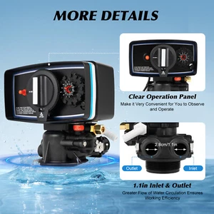 Neu Automatik 5600 Regelventil für Wasserfilter Weichspüler Harz 3W 110V - Bild 1 von 12