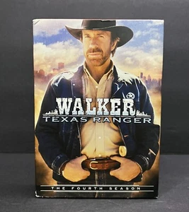 Walker Texas Ranger 7 DVD Discs Set The Fourth Season- Tested TV Series - Picture 1 of 14