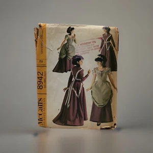Vtg McCall's Pattern 1800’s Centennial Costume Size S Dress Crinoline Overskirt - Picture 1 of 6