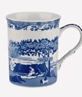 Tasses à thé café italiennes bleues Spode Angleterre vintage 1816 A-21 faïence