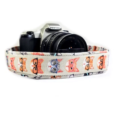Spectacular Cats Camera Strap -Cute Cat Camera Strap -Double Padded Comfortable - Image 1 of 4