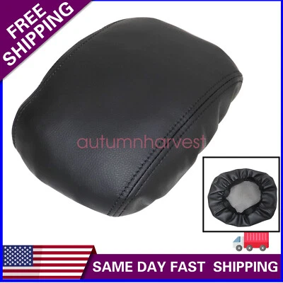 Almohadilla cubierta reposabrazos consola central de cuero negra para Subaru Forester XT 2013-2018 Foto 1 de 4