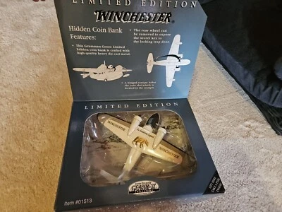 GEARBOX LIMITED EDITION WINCHESTER GRUMMAN GOOSE REPLICA COIN BANK AIRPLANE NIB - Image 1 of 4