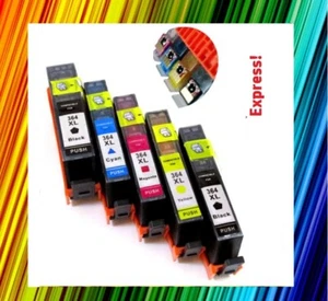 CARTOUCHES COMPATIBLES HP 364 XL AVEC PUCE GRANDE CAPACITE Photosmart plus B210 - Photo 1/1