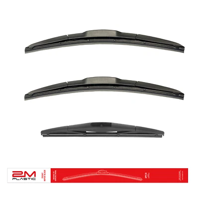 Front and Rear Windshield Wiper Blade For Jeep GRAND CHEROKEE L 2021-2022 Set 3 - Image 1 of 4