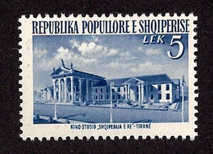 Albania - 1953-SC 495-LH-Motion Picture Studio, Tirana - Picture 1 of 1