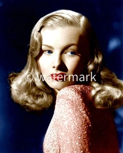 Foto de celebridad vintage de Veronica Lake 8x10 - años 40 - Glamour de actriz de la Edad de Oro - Imagen 1 de 1
