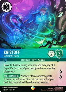 MTG RAINBOW FOIL Kristoff - Mining the Ruins (Epic) - Whispers in the Well #218 - Picture 1 of 1
