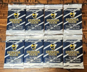 8 Georgia Tech Yellow Jackets 1990 Sealed Packs 8 Cards Per Pack  - Picture 1 of 3