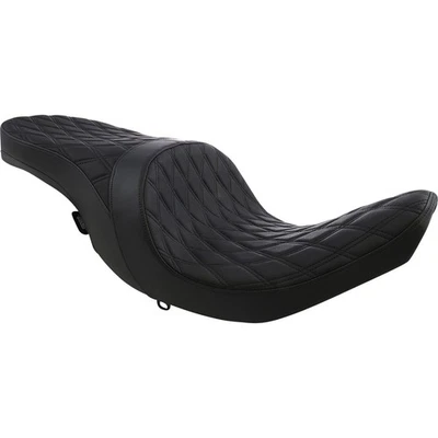 ASIENTO TOURING PERFIL BAJO - DOBLE DIAMANTE - NEGRO - VINILO 0810-2273 Foto 1 de 4