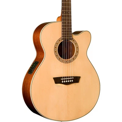 Washburn Harvest Series G7SCE Acoustic Electric Guitar Gloss Natural - Image 1 of 4
