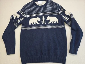 Old Navy Navy Blue Bear Herren Pullover Medium - Bild 1 von 5