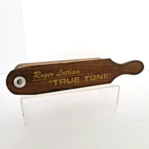 Roger Latham True Tone Turkey Call Wood Box Hunting Game Caller Sporting Goods - Picture 1 of 10